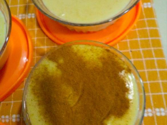 Papas de aveia com gelatina