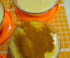 Papas de aveia com gelatina