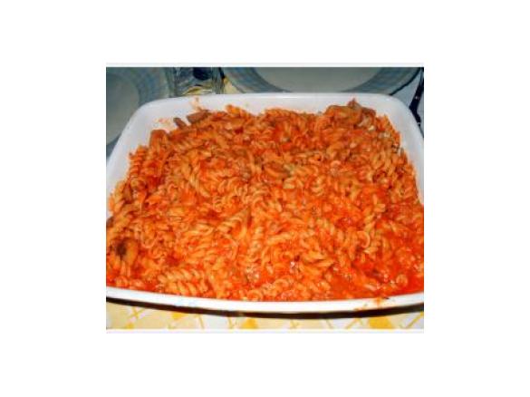 Fusili com Atum e Cogumelos