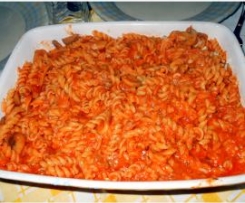 Fusili com Atum e Cogumelos