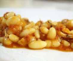 Baked Beans com Cerveja e Frango