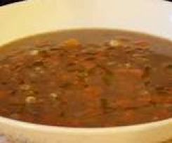 Sopa de Feijão Vermelho