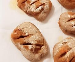 Pão com Chouriço - Massa Mãe