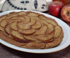 Tarte de maça na varoma (sem glúten e sem açúcar refinado)