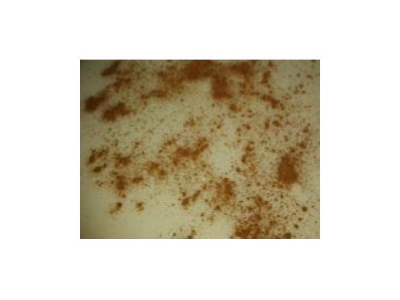 Papa de maizena com laranja