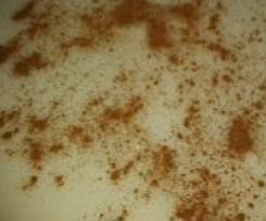 Papa de maizena com laranja