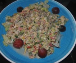 Salada de queijo fresco e iogurte