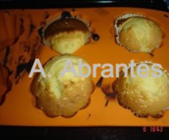 Queques de manteiga  com pepitas de chocolate