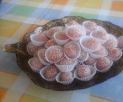 Bombons de abóbora e coco