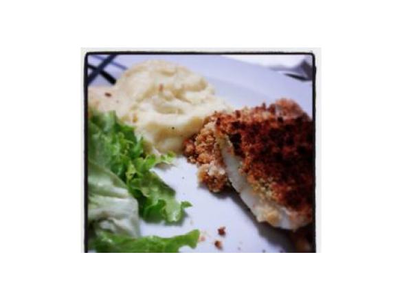 Bacalhau Fresco em cama de alheira e cobertura de broa!!!