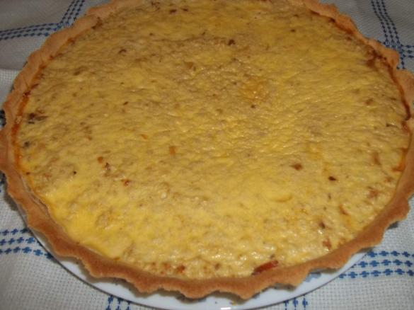 Quiche rápida de frango
