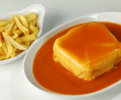 Variante Francesinha á Porto para crianças