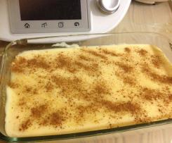 Arroz doce com pudim mandarim