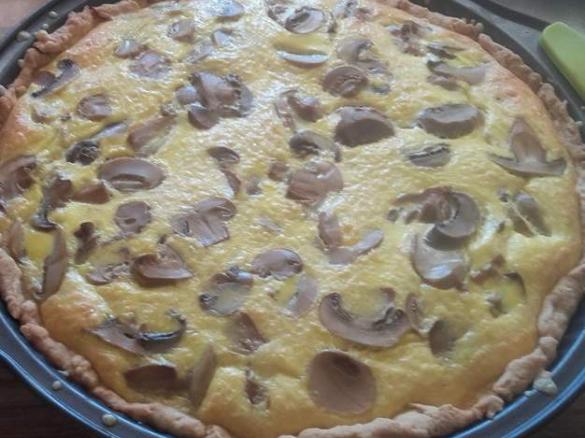 Quiche de Queijo e Fiambre C/Cogumelos