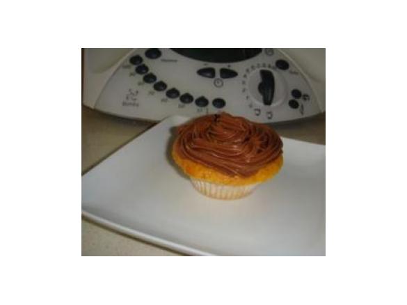 cupcake de baunilha e chocolate 