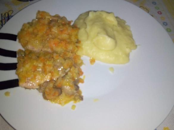 Papelotes de salmão com legumes