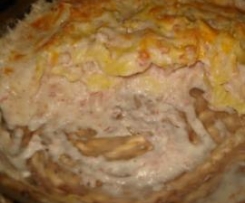 TORTELINIS DE QUEIJO GARTINADOS COM 4 QUEIJOS