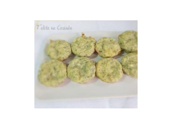muffins de espinafres e feta