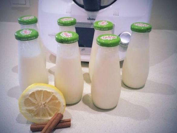 Iogurte de limão e canela