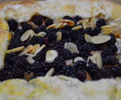 Galette de peras e amoras