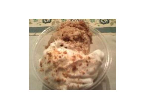 Gelado crocante de Bolacha Maria