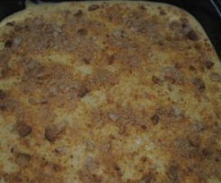 Mousse de manga e bolacha