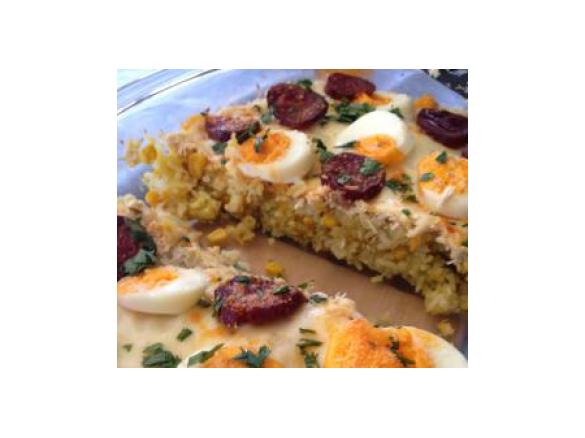 Arroz de forno com frango