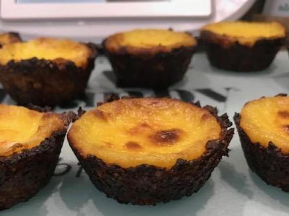 Pasteis de Nata com base de Aveia