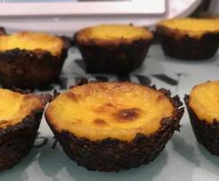 Pasteis de Nata com base de Aveia