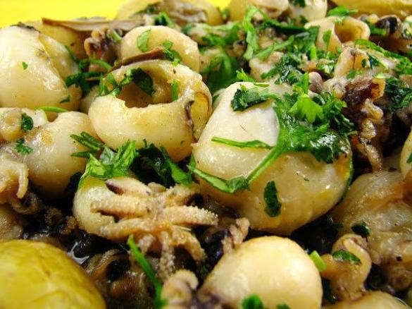 Choquinhos salteados