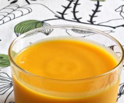 Sopa Fria de Cenoura, Manga e Gengibre