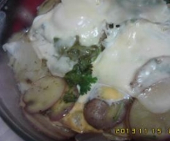 Batata a vapor algarvia