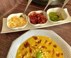 Sopa de abobora e gengibre