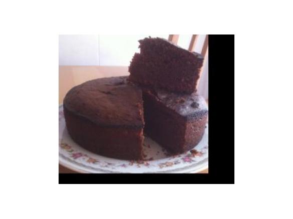 Bolo de chocolate e amendoim