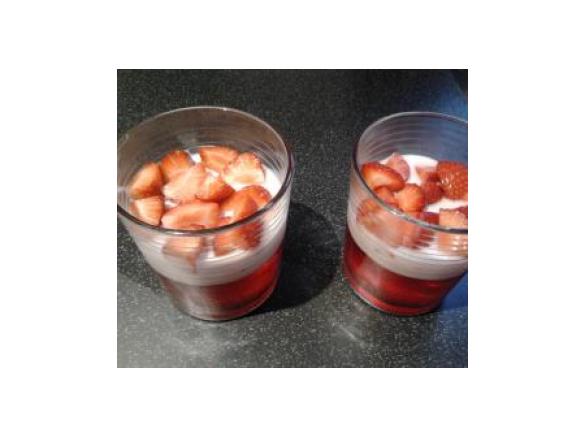 Duo de Gelatina e Iogurte