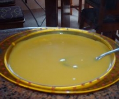 Creme de arroz e cenoura