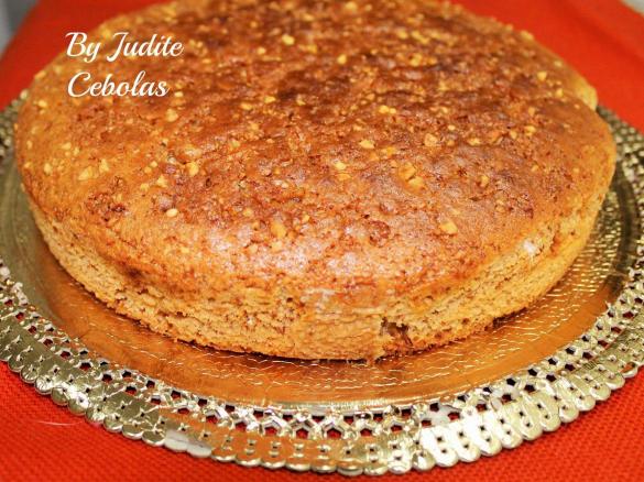 Bolo de iogurte e queijo fresco