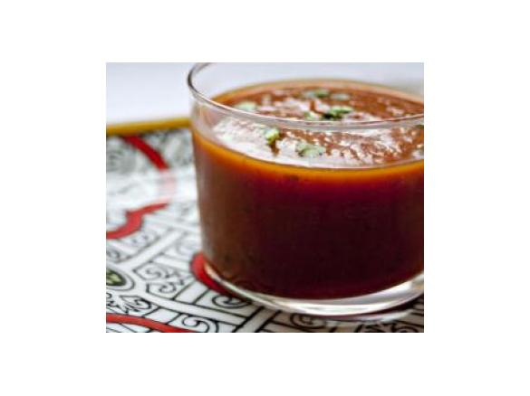 Sopa Indiana de Beringela Assada