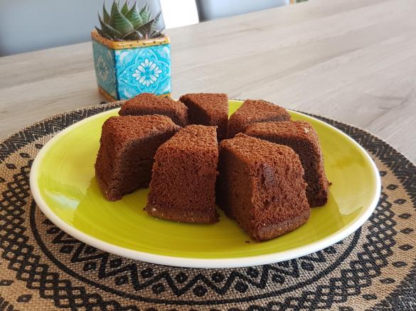 Bolo de chocolate fofo