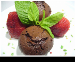 vulcões de chocolate