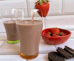 Batido de Morango e Oreo
