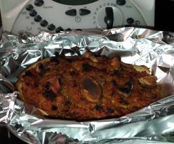 Beringela recheada com atum