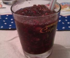 Caipiroska black de morango