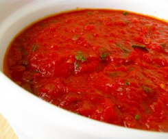 Polpa de Tomate com alho e mangericão