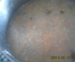 Sopa de peixe(cavalas)