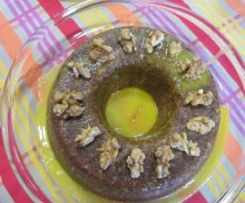 BOLO de NOZES com doce de ovos