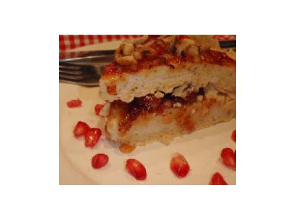 Pavlova de Medronhos e Romã