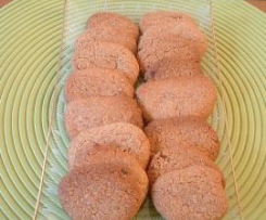 Bolachas de aveia e canela 