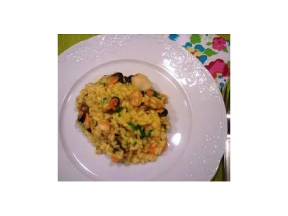 Risotto do Mar com Perfume de Açafrão