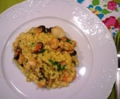 Risotto do Mar com Perfume de Açafrão